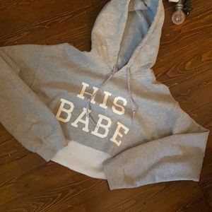 HUBS AND HERS brand Cropped Hoodie!